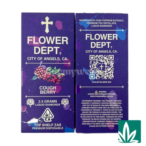 Flower Dept Liquid Diamond Disposable (2.5g) – Cough Berry