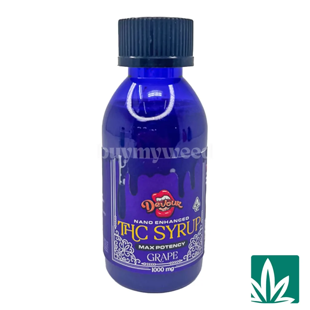 Devour-THC-Syrup-Grape-1024x1024 Devour THC Syrup (1000mg) – Grape - Image 1