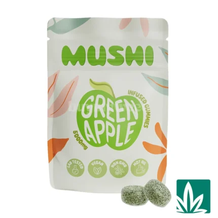 Mushi Shroom Gummies (5g) – Green Apple