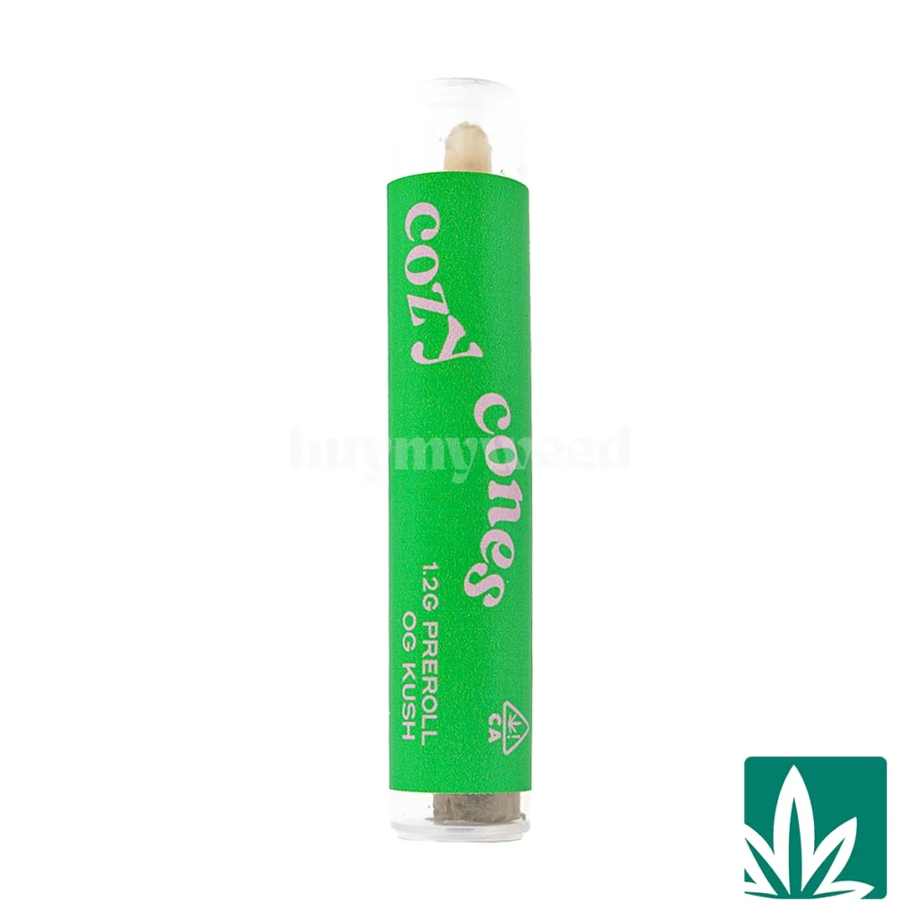 cozyconesogkush-1024x1024 Cozy Cones Pre Roll Joints (1.2g) – OG Kush - Image 1