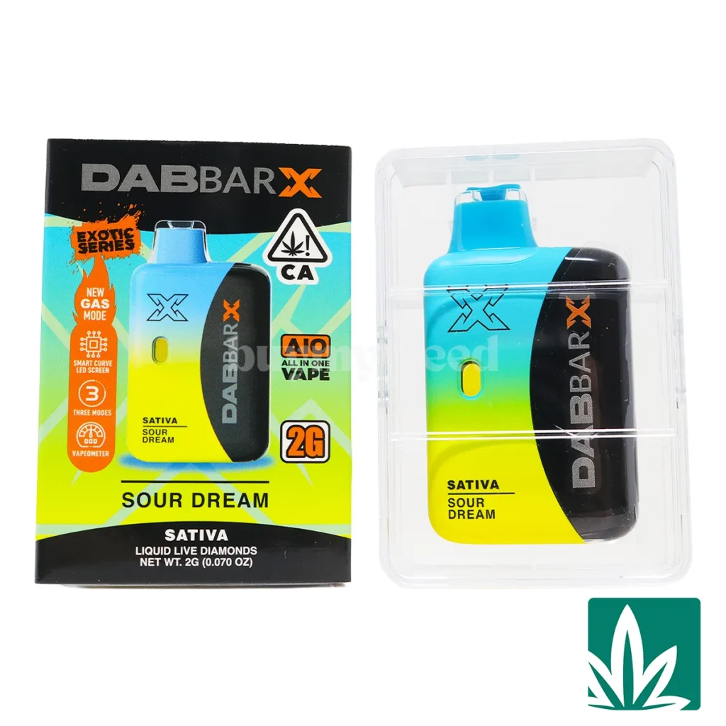 dabbar2g-sourdream-1024x1024 Dab Bar X AIO (2g) – Sour Dream - Image 1