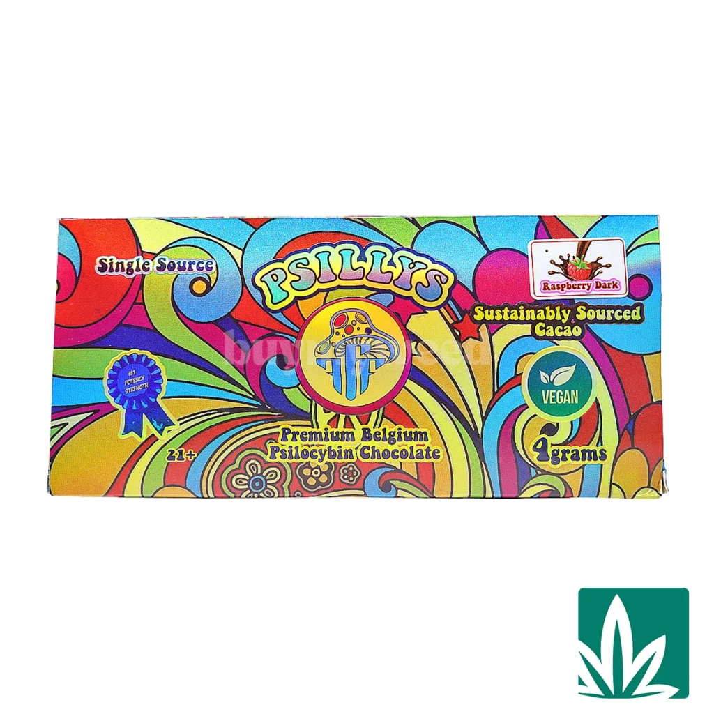 psillysraspberrydark-1024x1024 Psillys Premium Belgium Chocolate (4g) – Raspberry Dark - Image 1